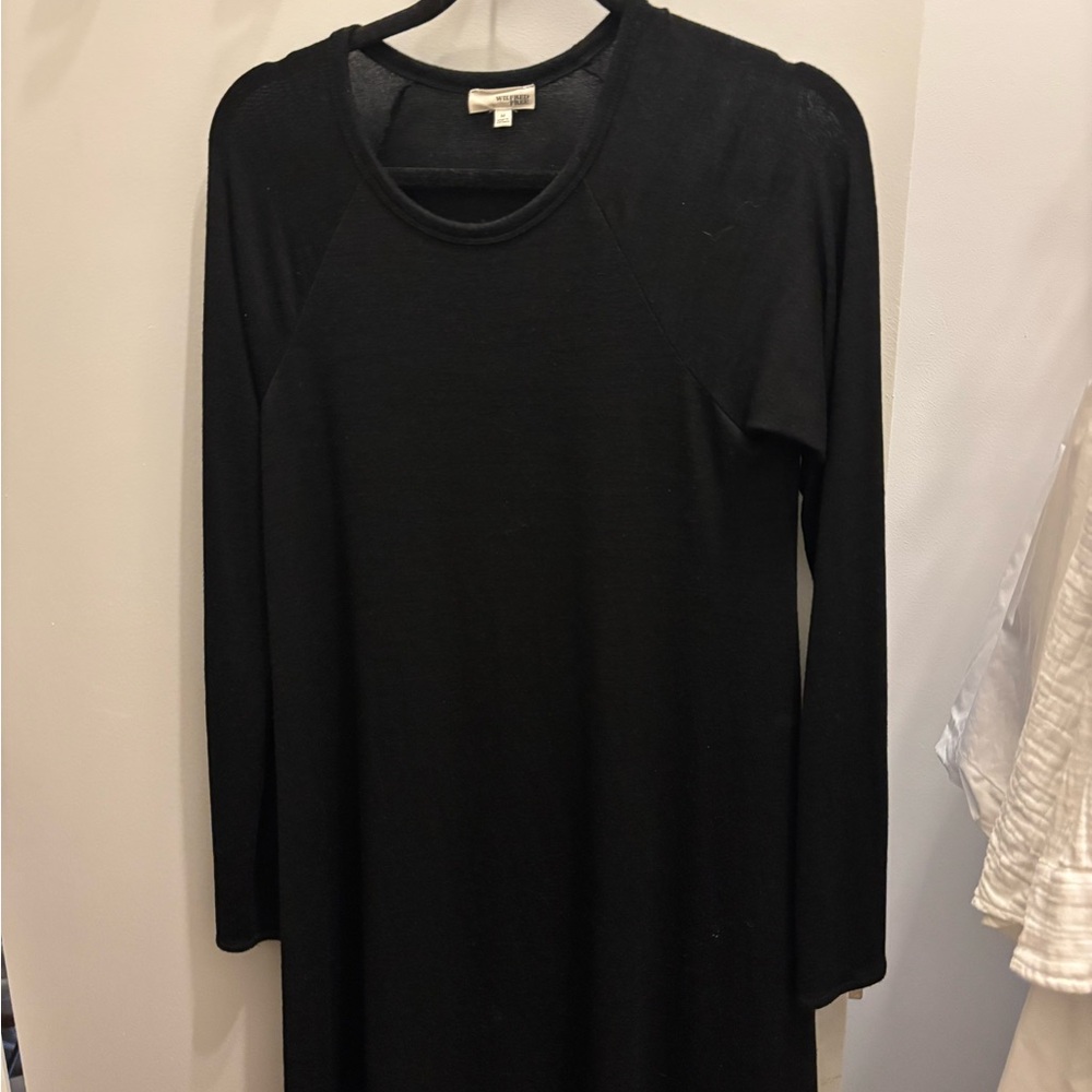 Aritzia | Wilfred Elegant Black Long Sleeve Dress